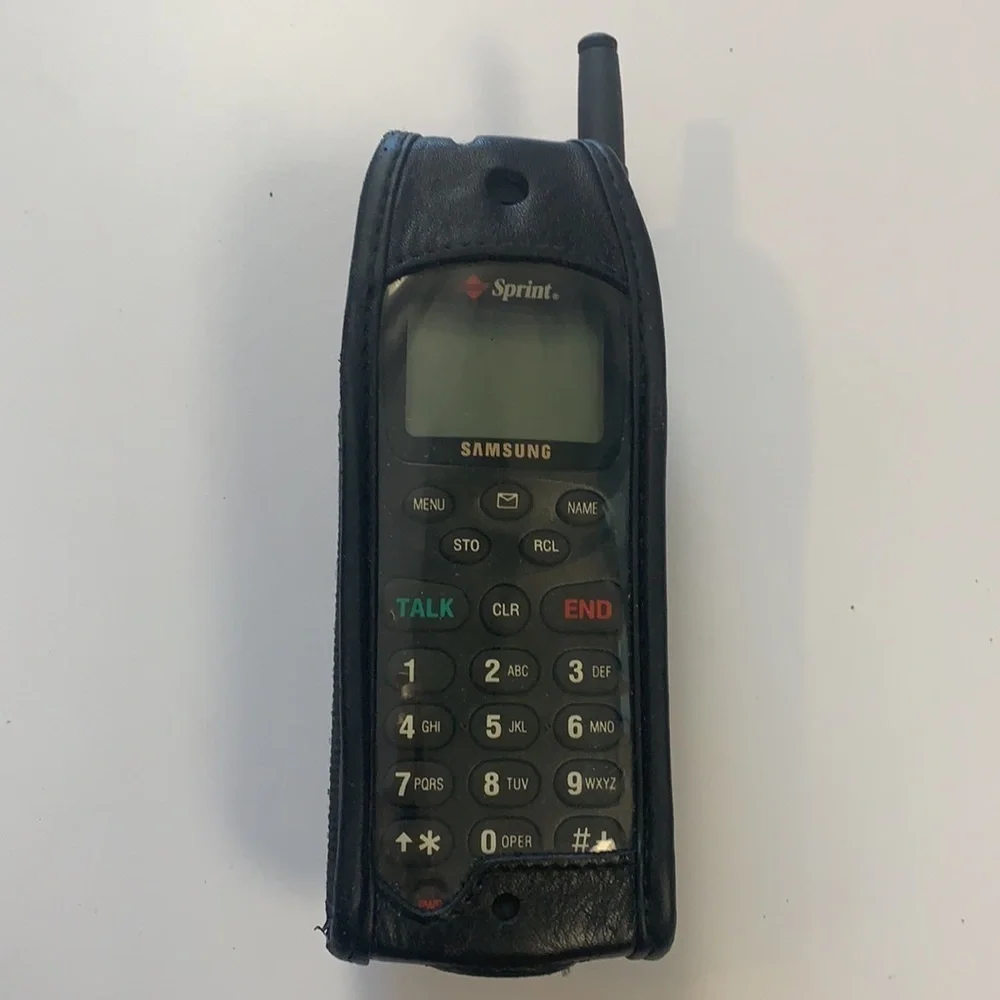 Old Sprint phone with case